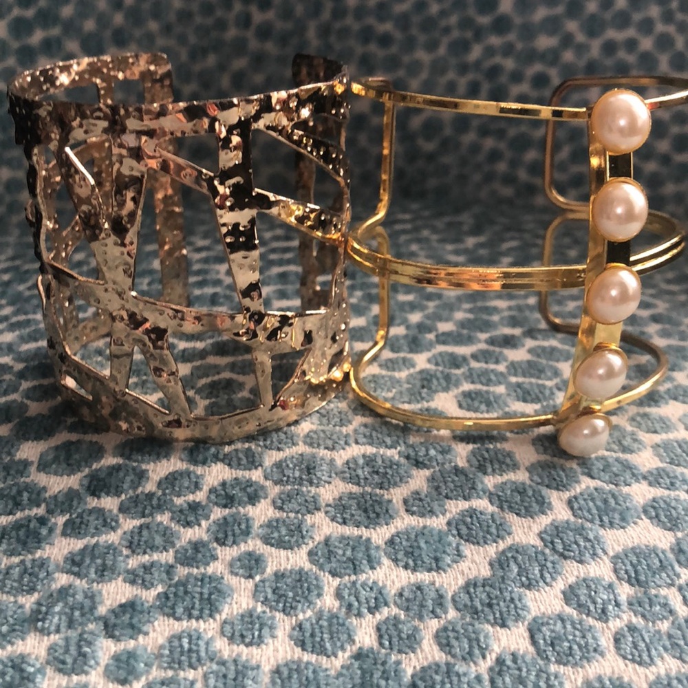 GOLD CUFF BRACELETS • 2